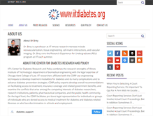 Tablet Screenshot of iitdiabetes.org